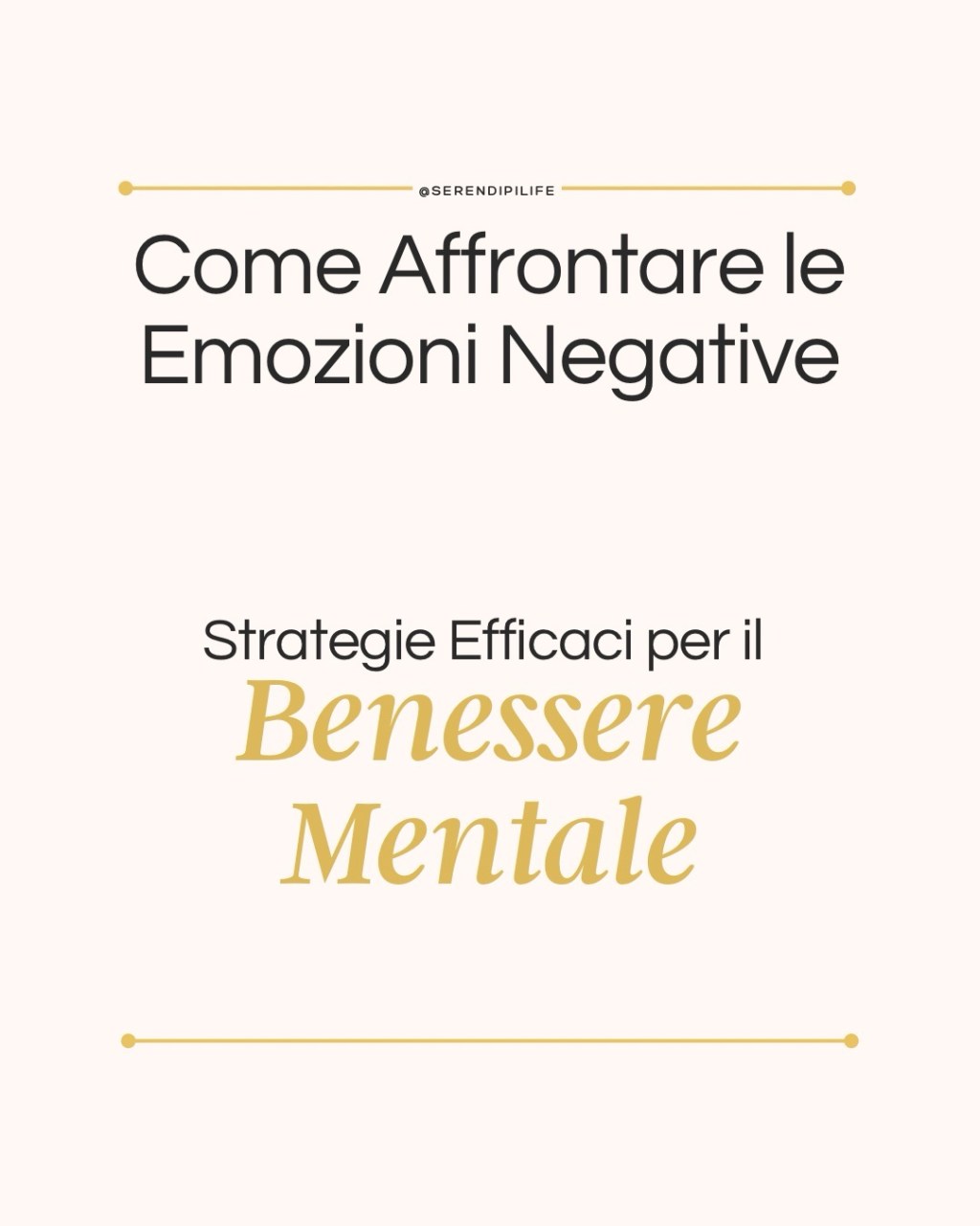 COME AFFRONTARE LE EMOZIONI&nbsp;NEGATIVE